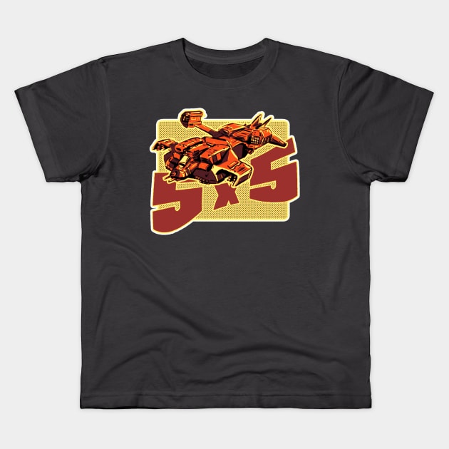 5x5 Kids T-Shirt by R10Creator